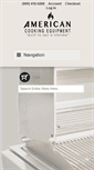 Mobile Screenshot of americancookingequipment.com
